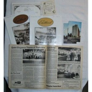 Ephemera PORTLAND MAINE Eastland Hotel Sterling Dunfey HARTFORD Hilton Northeast